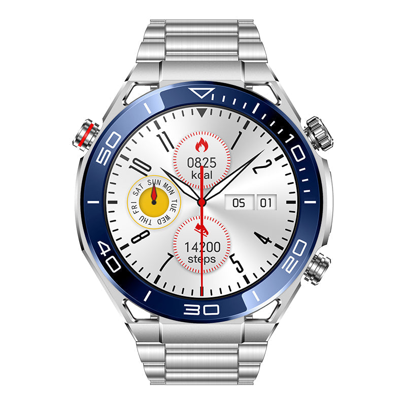 Heart Rate Blood Glucose ECG/EKG Blood Pressure Monitoring Bluetooth Talk Smartwatch
