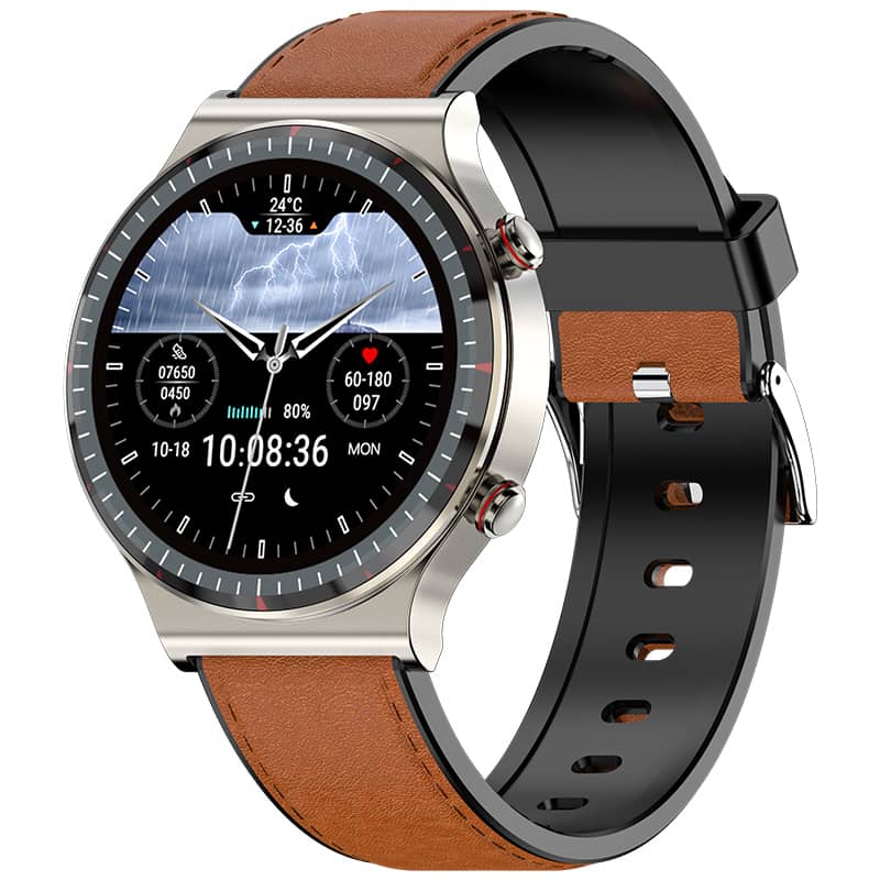 G08 Professional High-End ECG/EKG Blood Pressure Heart Rate Monitoring Smart Watch