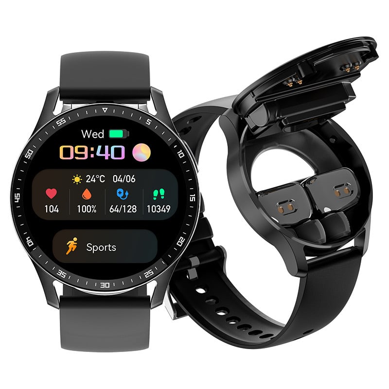 🔥2025 Hot Sale⌚ " 2-in-1 Watch & Headphones" 🎧️