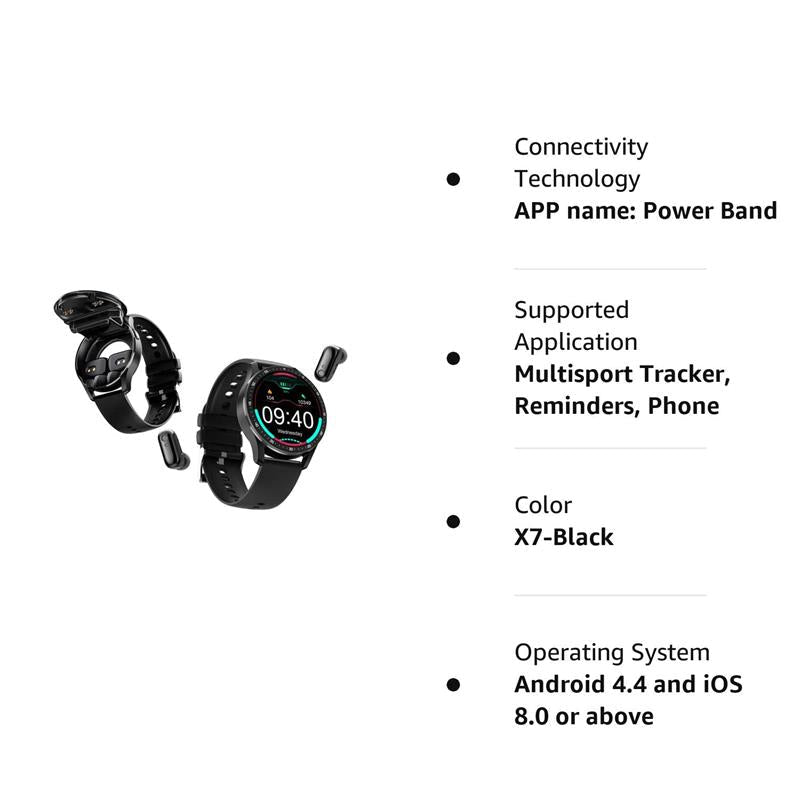 🔥2025 Hot Sale⌚ " 2-in-1 Watch & Headphones" 🎧️