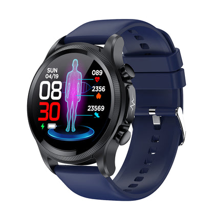 Blood Glucose Monitor HD Touch Chest Patch Instant ECG Analysis Sports Smart Watch