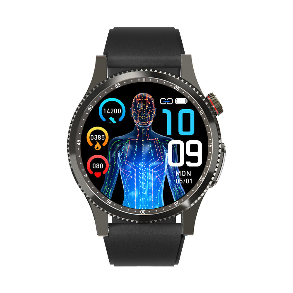 H9 ECG Blood Glucose Uric Acid Cholesterol Stress Monitoring Smartwatch