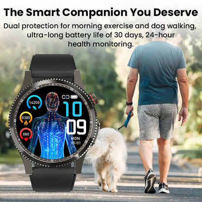 H9 ECG Blood Glucose Uric Acid Cholesterol Stress Monitoring Smartwatch