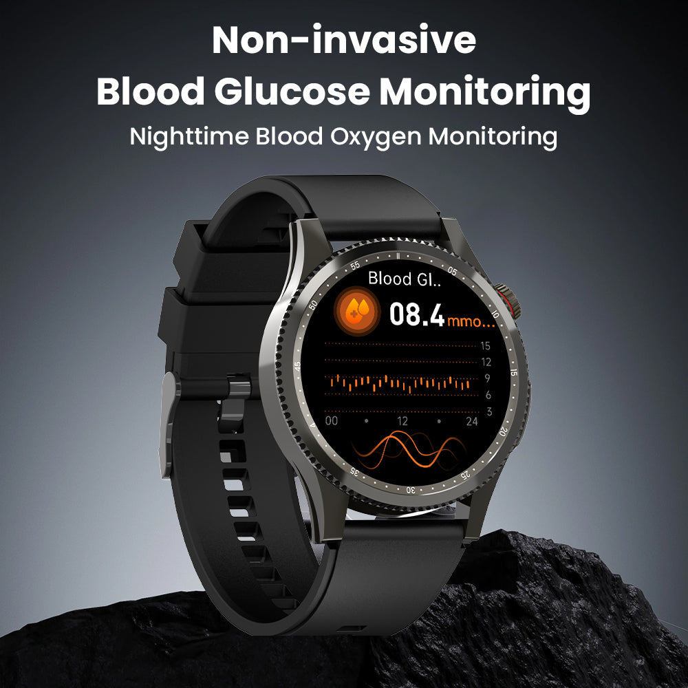 H9 ECG Blood Glucose Uric Acid Cholesterol Stress Monitoring Smartwatch