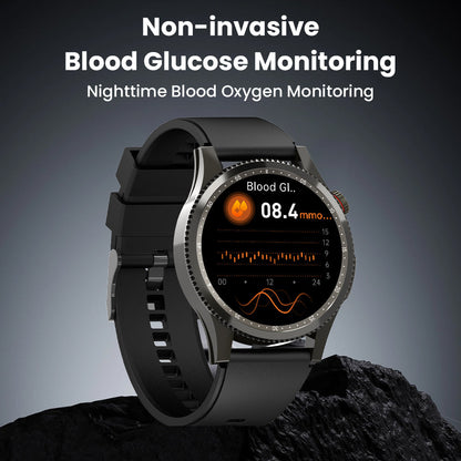 H9 ECG Blood Glucose Uric Acid Cholesterol Stress Monitoring Smartwatch