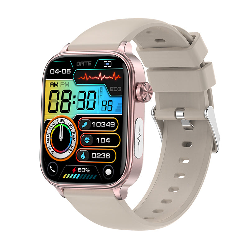 ECG Blood Glucose Intelligent Micro-Physical Examination Stress Monitoring Smartwatch