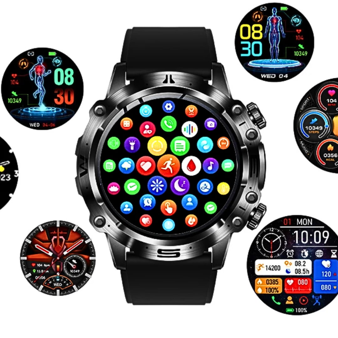 The AI LifeWatch – ECG Blood Sugar Blood Pressure Smart Watch