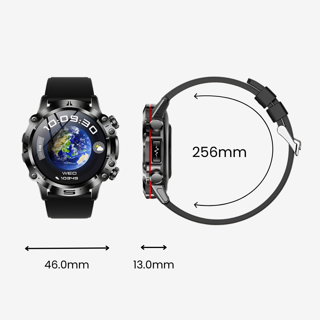 The AI LifeWatch – ECG Blood Sugar Blood Pressure Smart Watch