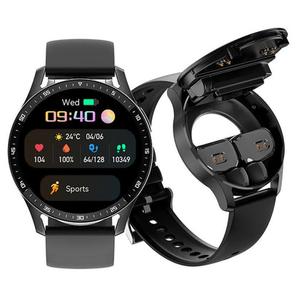 🔥2025 Hot Sale⌚ " 2-in-1 Watch & Headphones" 🎧️