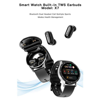 🔥2025 Hot Sale⌚ " 2-in-1 Watch & Headphones" 🎧️